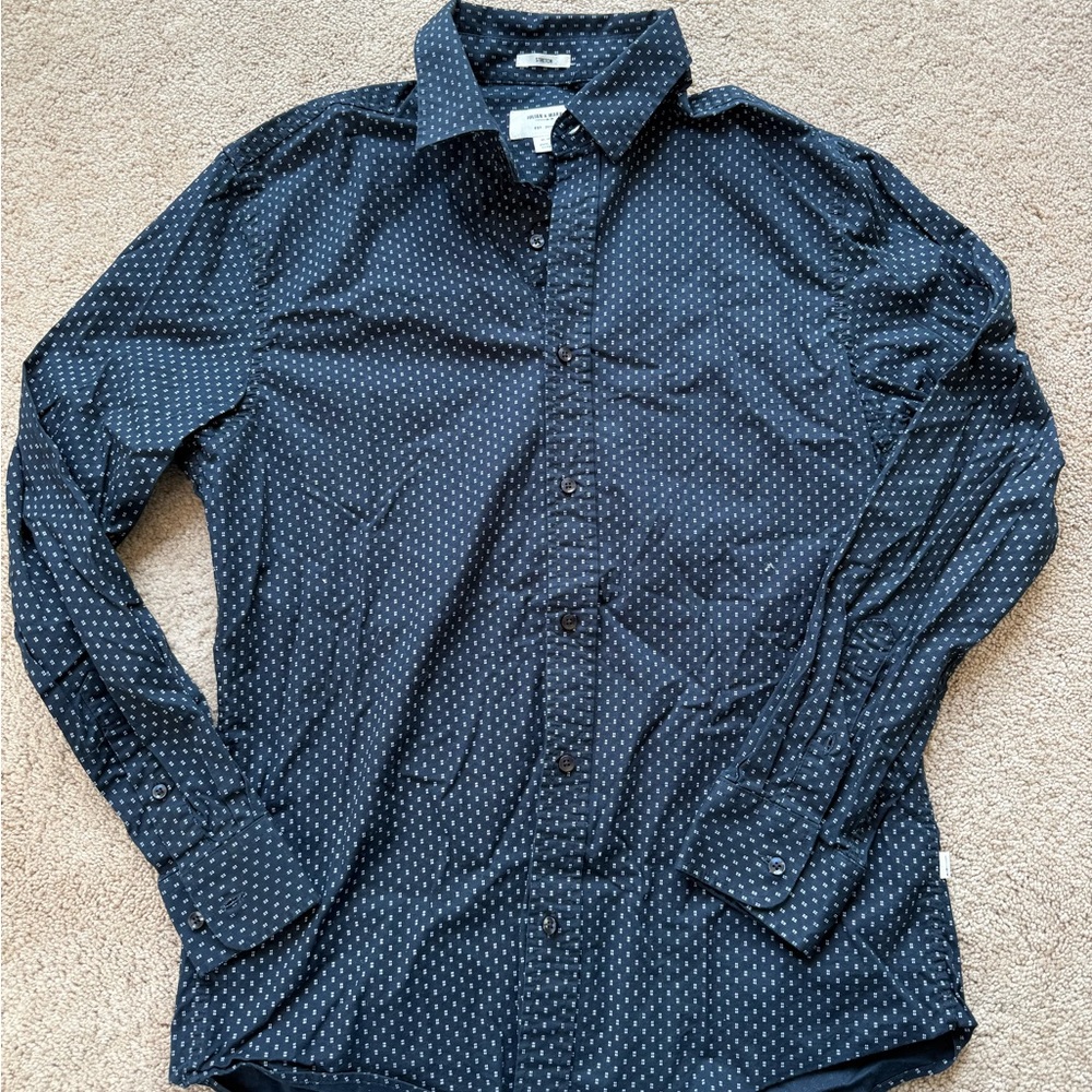 Men’s Julian & Mark Button Up Long Sleeve Dress Shirt